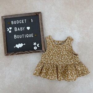 Quincy Mae Floral Peplum Tank Top